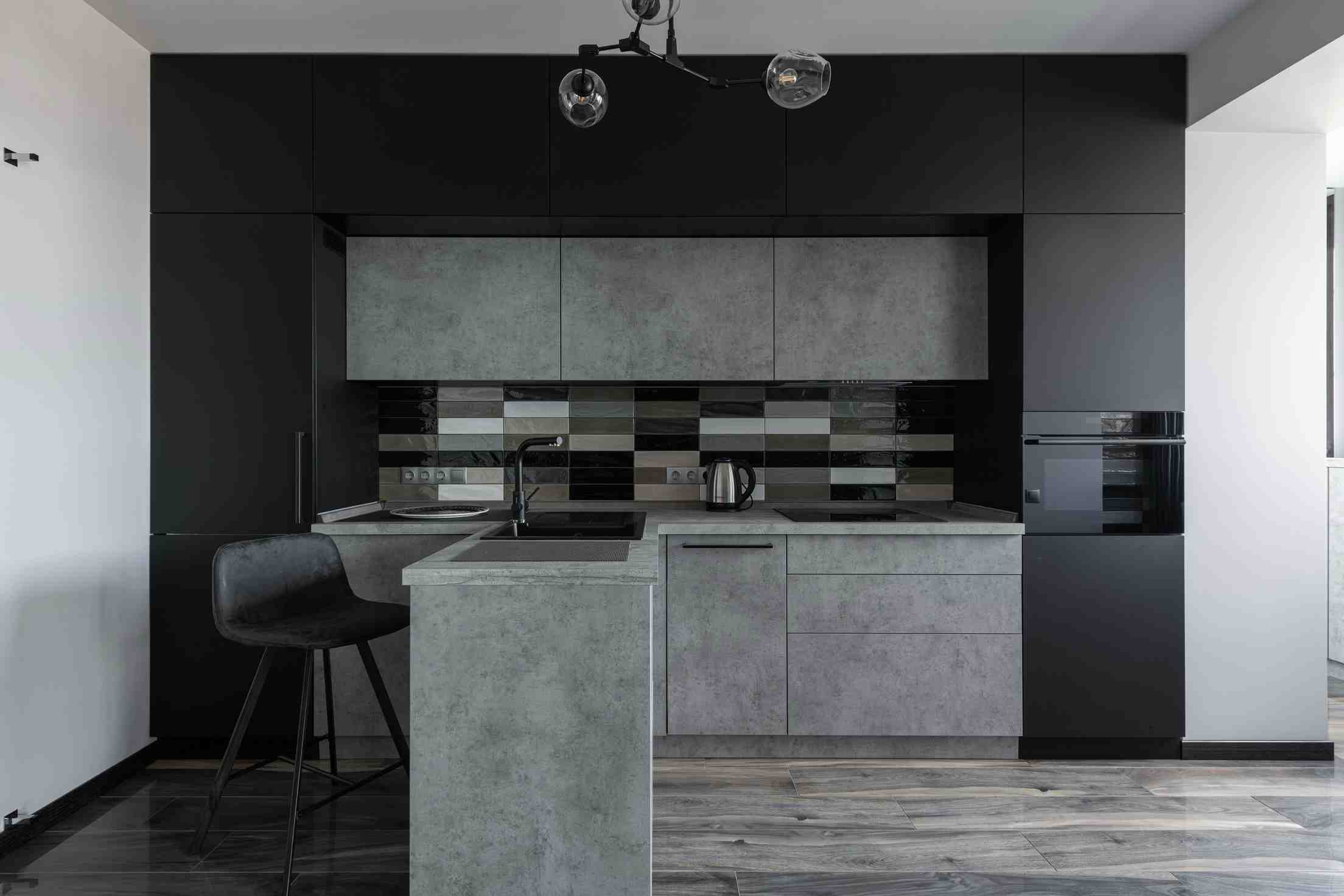 Best Textured Finishes For Apartment Kitchen Islands In A Modern Style preview