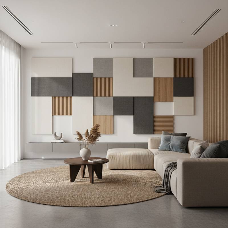 Acoustic Art Panels: Reduce Echo and Enhance Calm in Your Living Room ...
