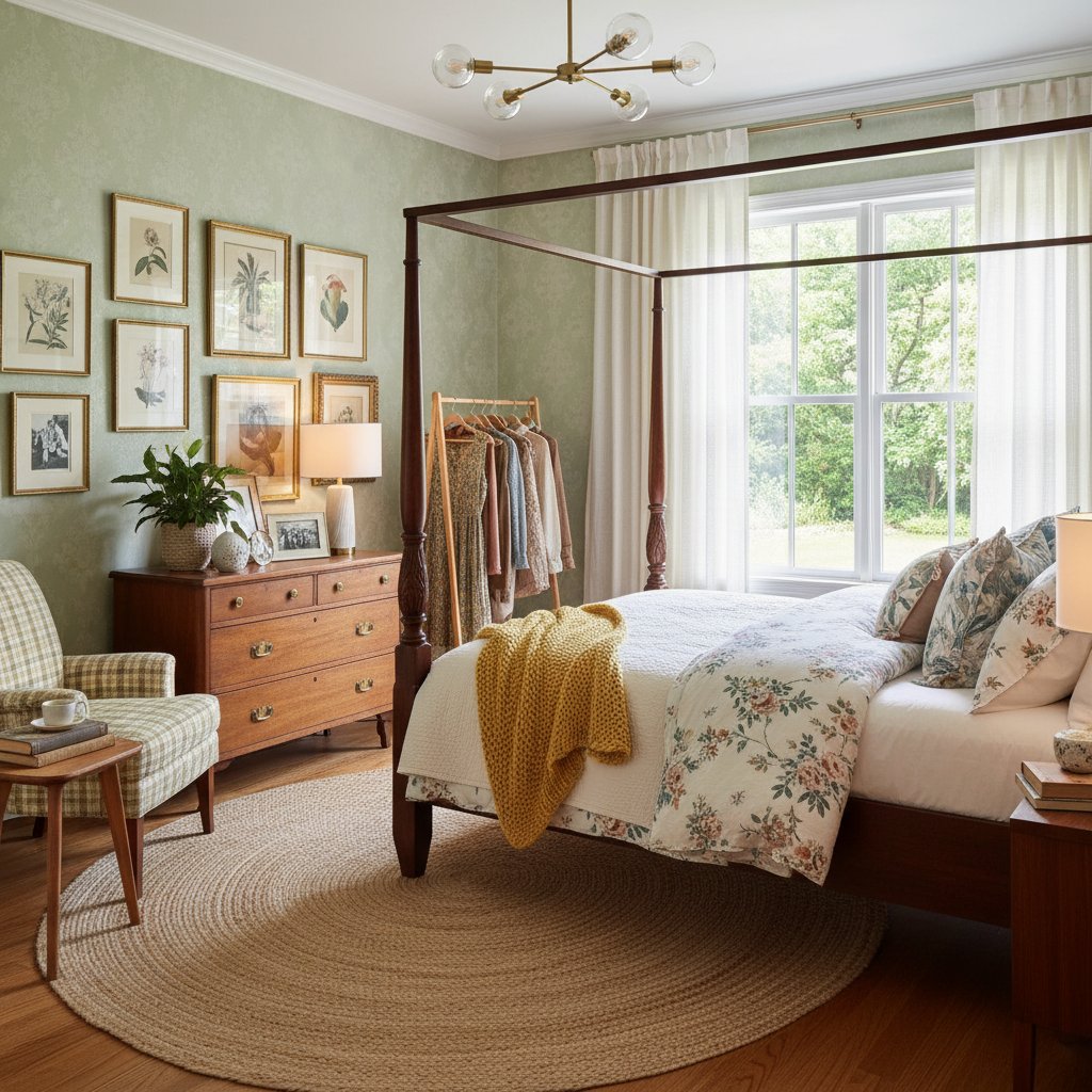 Gen Z Revives Grandmillennial Bedroom Design: Nostalgic Comfort Meets ...